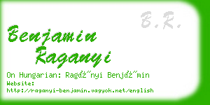 benjamin raganyi business card